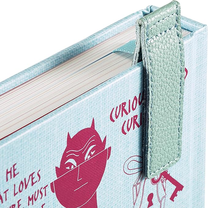 Superior Essentials Magnetic Bookmark-Genuine Leather, Single Long Ribbon Bible Bookmark for Book Lovers-Amplify Your Love for Books with Our Elegant Ribbon Page Marker (Aqua Blue, 3PC)