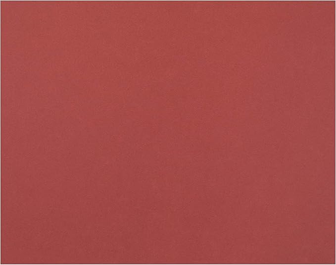 Pacon Peacock 100% Recycled Railroad Board, 22" x 28", 6-Ply, Red, Pack Of 25 Sheets