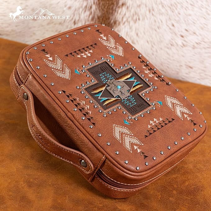 Montana West Western Style Embroidered Bible Covers for Women Men Book Carrying Case Church Bag Outdoor Bible Protective