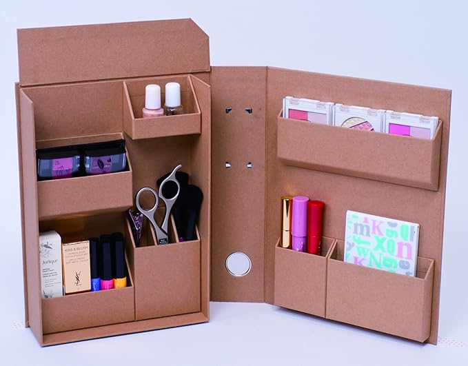 Nakabayashi LST-FB5KR Lifestyle Tool Storage Box File B5 Craft