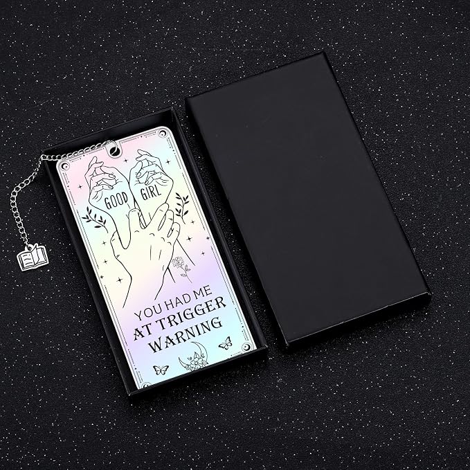 Dark Romance Merch Smutty Bookmarks - Smutty Book Lovers Gifts Funny Smut Bookmark for Girlfriend Book Marks for Reading Women Spicy Dark Romance Bookmarks for Book Lovers Women Birthday Anniversary