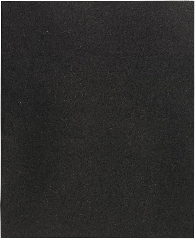 School Smart 2-Pocket Folders, Black, Pack of 25