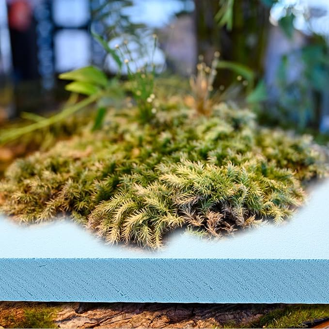 VILLCASE Polystyrene Foam Board Model Crafting Sheets for Diorama and Scene Model Making Lightweight Foam Base 11.81 X 7.87 X 1.18 Inches Easy to Cut and Shape