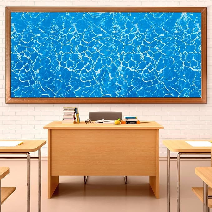 CHUNNIN Under The Sea Bulletin Board Decoration Ocean Theme Bulletin Board Background Creative Classroom Decor Arts Crafts Classroom Home Wall Decor Education Back to School Display Supplies