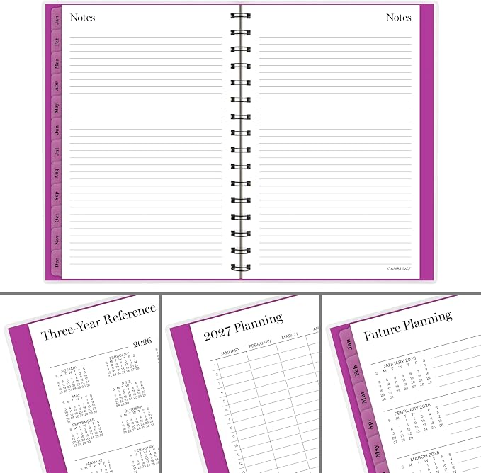 Mead Cambridge 2027 Planner, Weekly & Monthly, 5.5" x 8.5", Floral Haze (1848-200-27)