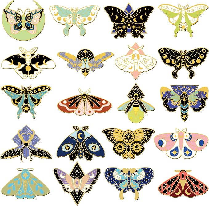 TaoBary 40 Pieces Butterfly Magnetic Bookmarks Cute Magnet Page Markers Bulk Foldable Page Clips for School Students Teachers, Book Lovers, Classroom Gifts, Women Office Reading(Vivid)