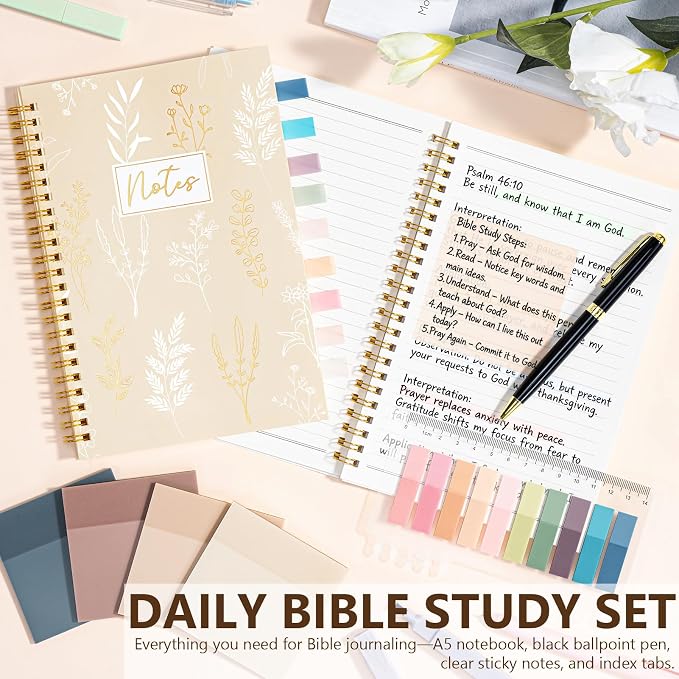 Bible Cover Case for Women Large Bible Bag, Bible Study Supplies Journaling Kit Quilted Church Bag with Handle, Puffer Book Carrying Case w/Tabs Accessories Kit Christmas Christian Gifts for Women Mom