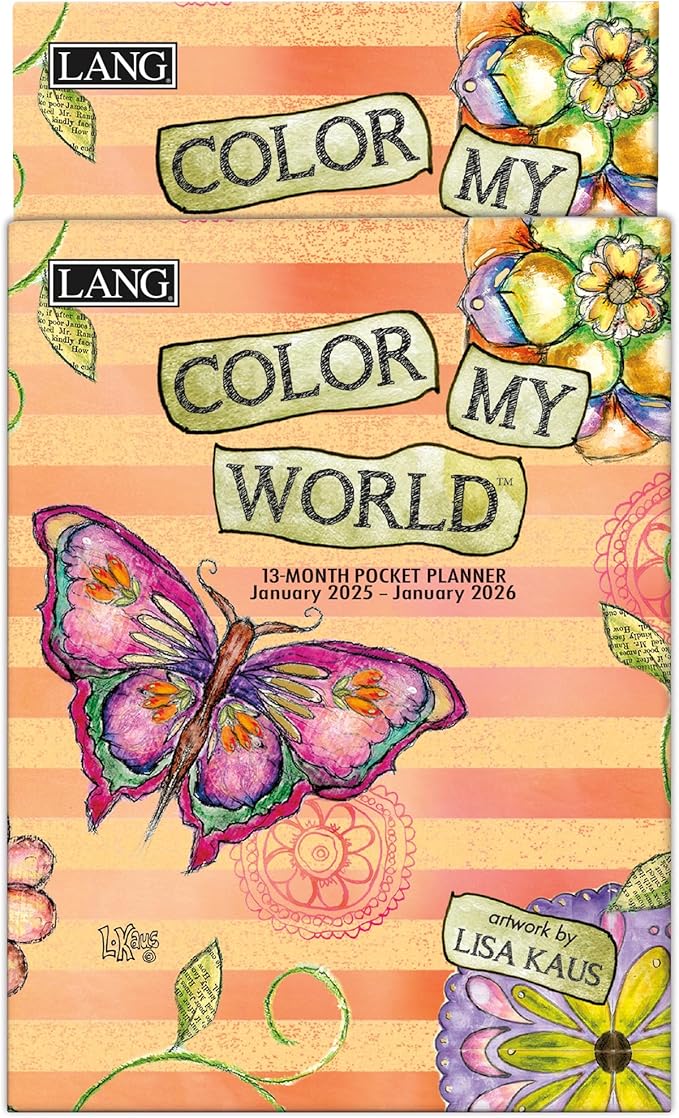 LANG Color My World 2025 Monthly Pocket Planner (25991003178)