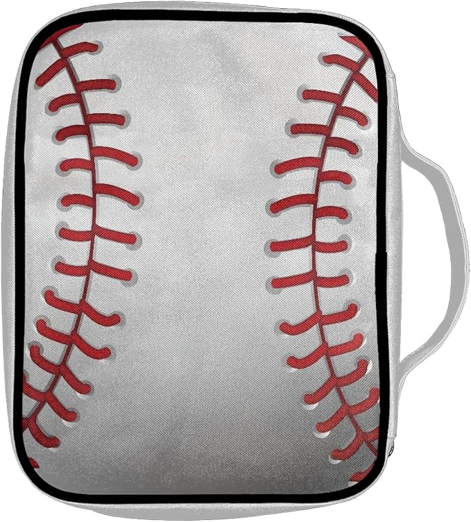 Coldinair Baseball Bible Cover for Women Girls Butterfly Bible Case Scripture Study Carrying Book Cover Church Bag Protective with Handle and Zippered Pocket