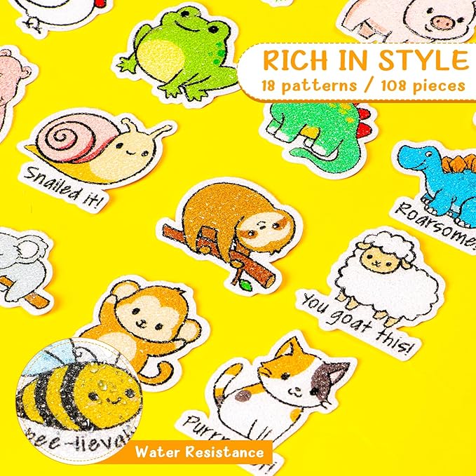 108 PCS Calm Strips Anxiety Sensory Stickers - Rough Textured Stickers Adhesive Tactile Sensory Strips Anxiety Relief Items for Students, Adults