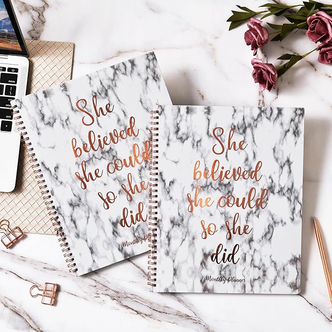 Monthly Planner 2026-2028, Planner 2026-2028, July 2026 - June 2028, 8.5“ x 11” with Ample Blocks and 2 Years Monthly Tabs