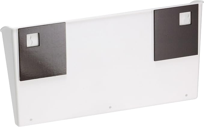 Officemate MagnetPlus Magnetic Letter Size File Pocket, Plastic, White (92543), 2.52 x 13.62 x 6.69 Inches,Offwhite