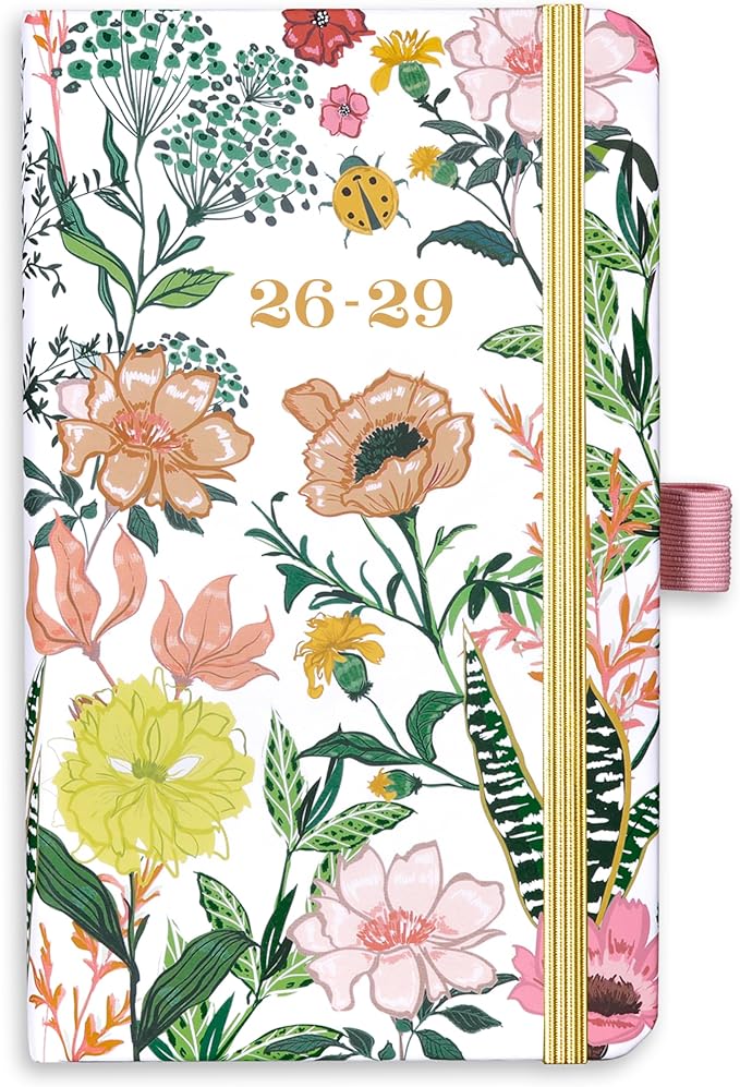 2026-2029 Pocket Planner/Calendar - 3 Year Monthly Planner 2026-2029, Jul 2026 - Jun 2029, 3.8" x 6.3", Small/Purse Planner 36 Months with Pen Holder, Inner Pocket, Elastic Closure and 61 Notes Pages