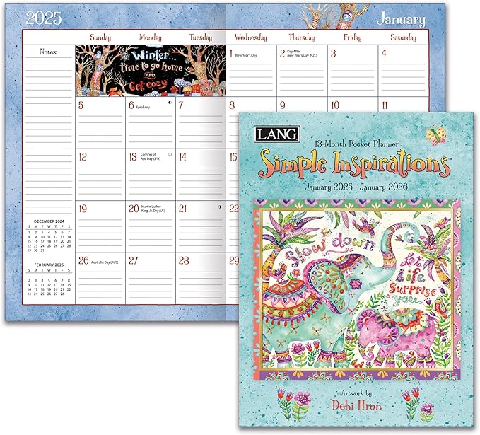 LANG Simple Inspirations™ 2025 Monthly Pocket Planner (25991003185)