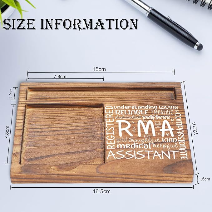 Registered Medical Assistant Appreciation Gifts Inspirational Quote Healthcare Worker Medical Student Graduation Nursing Nurse Week Thank You Gift RMA Desk Self Stick Note Pad Holders EDP213