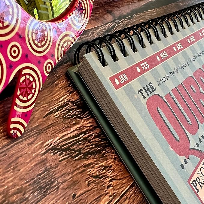 Conquest Journals Harry Potter The Quibbler Undated Weekly Spiral Planning Pad, 8'' x 10'', 52 Page, To-Dos, Priorities, Habit Tracker & Notes, Durable Bookboard-Wrapped Backboard, Officially Licensed