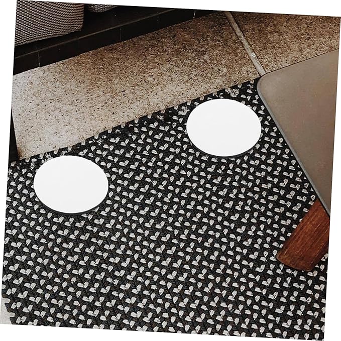 20pairs Hook and Loop Dot Stickers Adhesive Circles Self Stick Dots Round Adhesive Fasteners Sticky Fasteners Multipurpose Fixing Patch Black