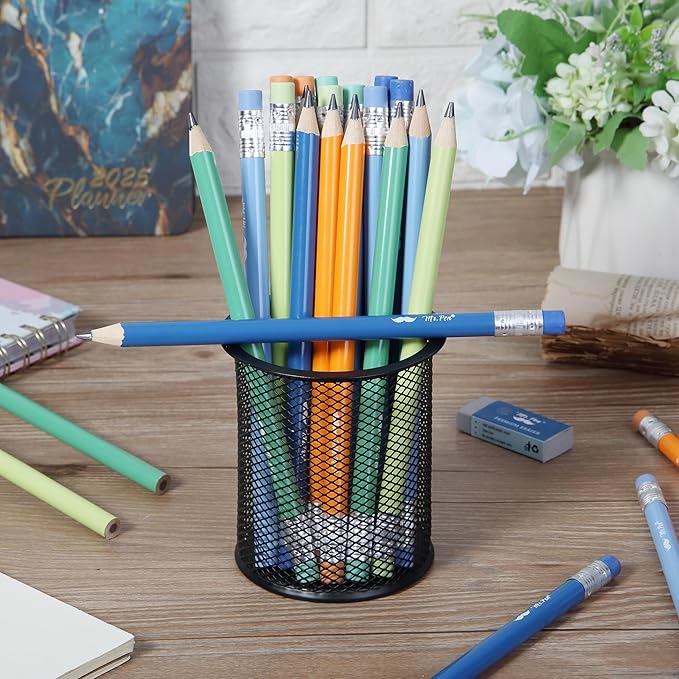 Mr. Pen- Jumbo Pencils, 30 Pack, Colorful Barrels, Smooth Black 2 HB Graphite Cores, Large Preschool Pencils, Smooth Writing Lead for Kindergarten, Kids and School Supplies