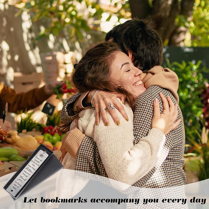 Thank You Bookmarks Gifts for Book Lovers, Metal Book Marks Engraved Thank You for Being One of Them, Appreciation Gift for Men Women Teacher Coworkers
