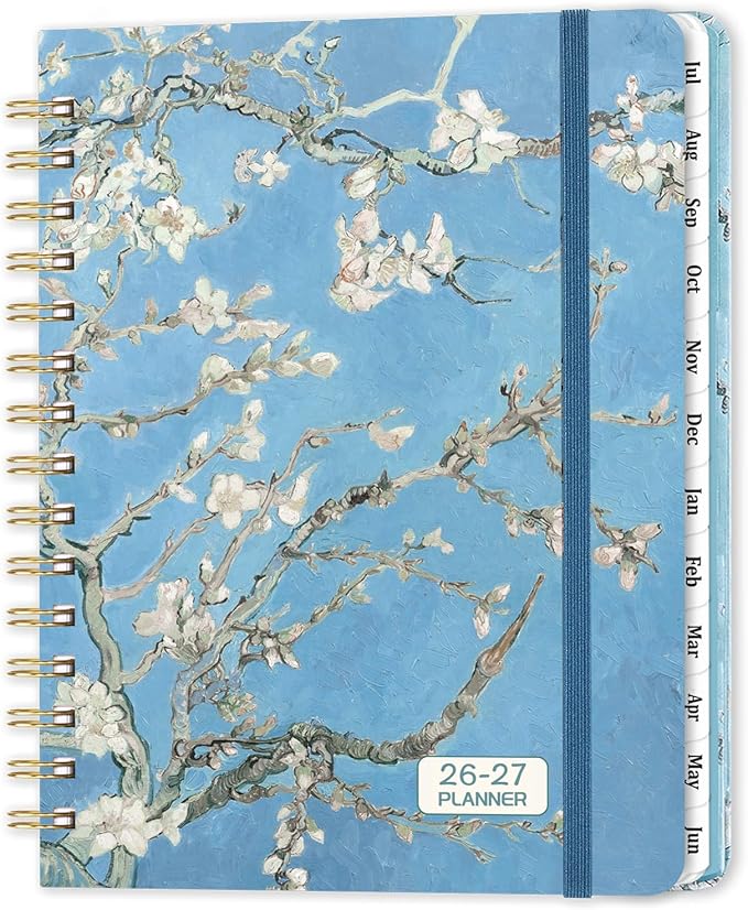 Planner 2026-2027- Academic Planner 2026-2027, JUL 2026 - JUN 2027, 6.4" x 8.5" Calendar Planner, Monthly Tabs, Hardcover, Thick Paper, Daily Organizer