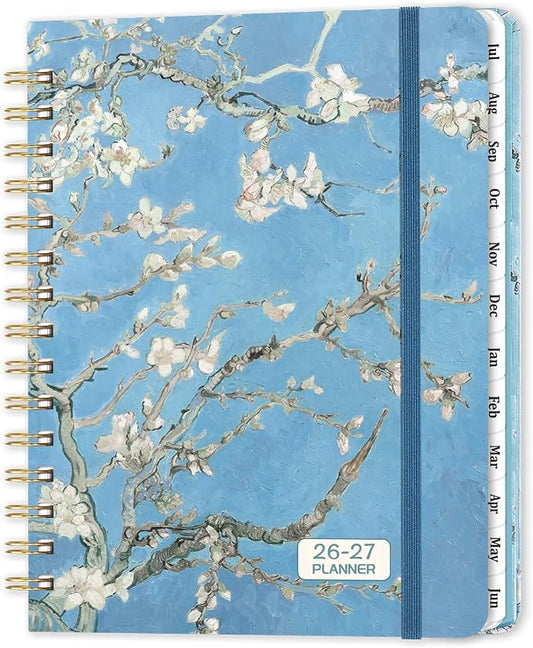 Planner 2026-2027- Academic Planner 2026-2027, JUL 2026 - JUN 2027, 6.4" x 8.5" Calendar Planner, Monthly Tabs, Hardcover, Thick Paper, Daily Organizer