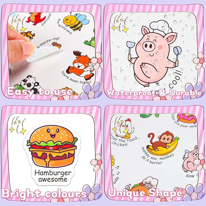 800pcsTeacher Classroom Motivational Stickers for Kids Students (800 pcs Teacher stickers3)