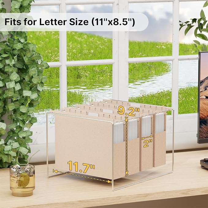 XINGIA Plastic Hanging File Folders Letter Size, Heavy Duty 2" Expansion, 12 Pack Reinforced Hanging Folders with Adjustable Tab for Bulk Files/Medical Charts, Ideal School Classroom Office Supplies
