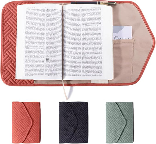 APLUFINE Reusable Book Cover with Magnet Closure - Adjustable Book Sleeve for Book Lovers Gift - Book Protector for Paperback -Book Covers for Hardcover - Book Pouch - Book Carrier