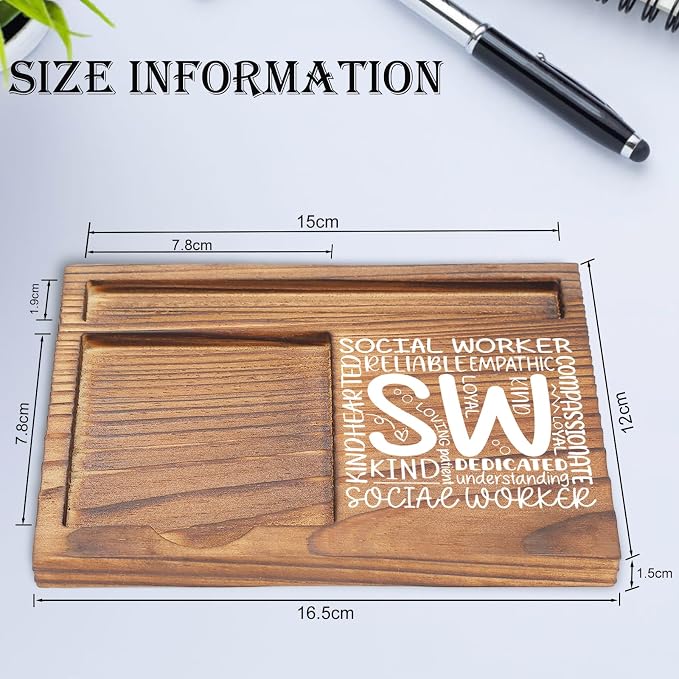 Social Worker Appreciation Gifts Inspirational Quote Social Services Appreciation Student Graduation School Counselor Therapist Thank You Gift Desk Self Stick Note Pad Holders EDP211