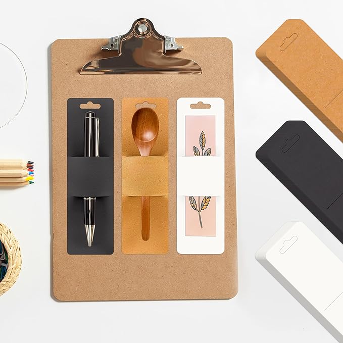99Pcs DIY Resin Bookmark Sleeves Paper Wrapping Supplies for Small Business Gift Decoration Party Favor 3 Colors