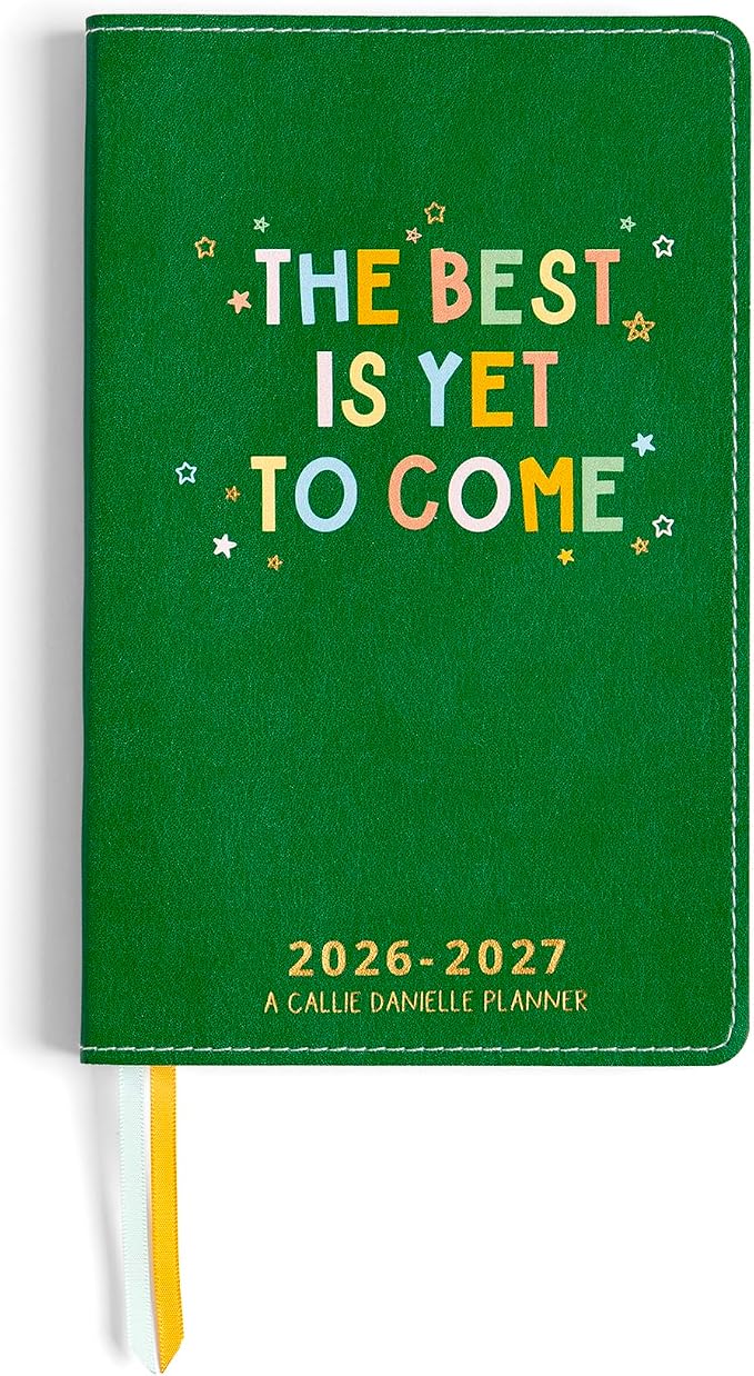 Callie Danielle Small Planner 2026-2027, 12 Month Academic Planner, 5" x 8" Dated July 2026 - June 2027, Weekly & Monthly Calendars (The Best Is Yet To Come)