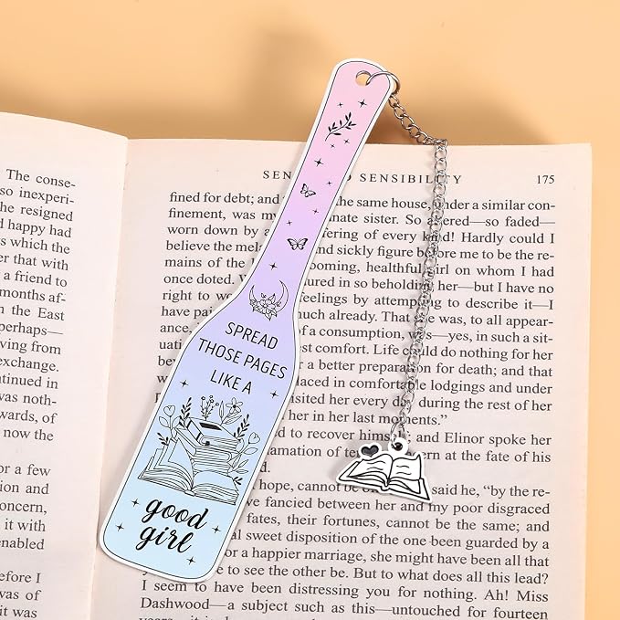 Funny Bookmarks for Women, Smut Bookmark for Reading Women, Dark Romance Bookmarks for Girls Bookworms Nerd Book Lovers, Spicy Book Marks for Friends Adults Female, Dorm Room Essentials for Girls
