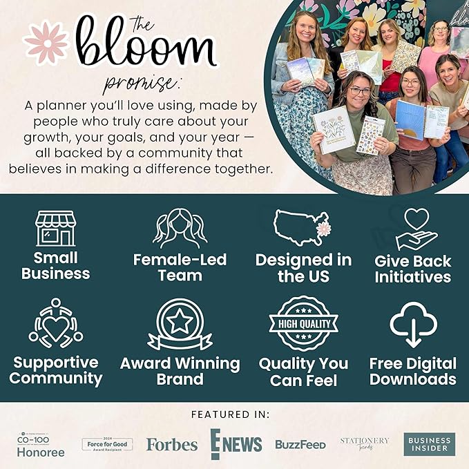 bloom daily planners 2026-2027 Planner - Academic Year (July 2026 - July 2027) Monthly & Weekly Soft Cover Planner for Women - 13 Month Calendar Agenda Book with Stickers - 5.5" x 8.25" - Midnight Sky