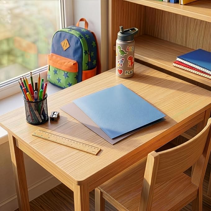 Oxford 2 Pocket Folders, 25 Pack, Assorted Calming Colors, Made in the USA, Fits 100 Letter Size (8.5" x 11") Sheets, Durable Paper Folders for School, Home, and Office