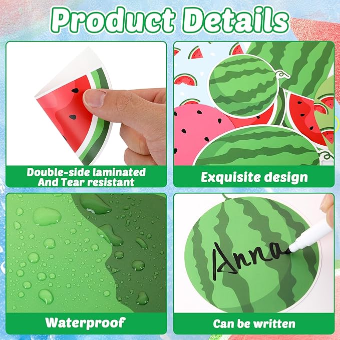 gisgfim Summer Watermelon Bulletin Board Decorations Set Our Class is One in a Melon Classroom Paper Cutouts Welcome Back to School Melon Gnome Bulletin Board Decor for Summer Door Chalkboard Wall