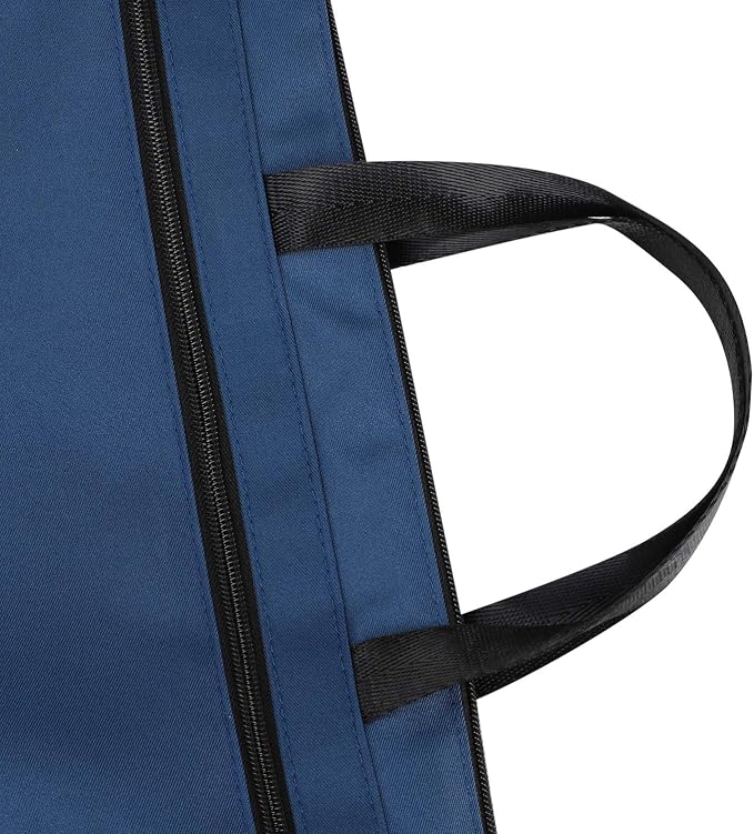 Ibluelover Portable Business Briefcase Zipper Bag Waterproof Durable A4 File Folder Bag Lightweight Carrying Case Handbag File Storage Organizer Holder for Office Meetings Travel