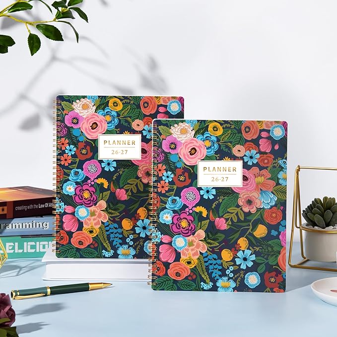 2026-2027 Planner - Planner Weekly and Monthly, Jul. 2026 - Jun. 2027, Calendar Planners 2026-2027, 9" x 11", Premium Paper, Twin-wire Binding