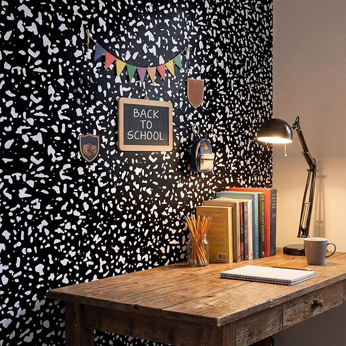 Ctosree 2 Roll Composition Notebook Bulletin Board Paper 4x12ft/1.2x3.6m Non Woven Bulletin Background Wallpaper Fade Resistant Board Roll Decoration for Arts Crafts Office School Classroom