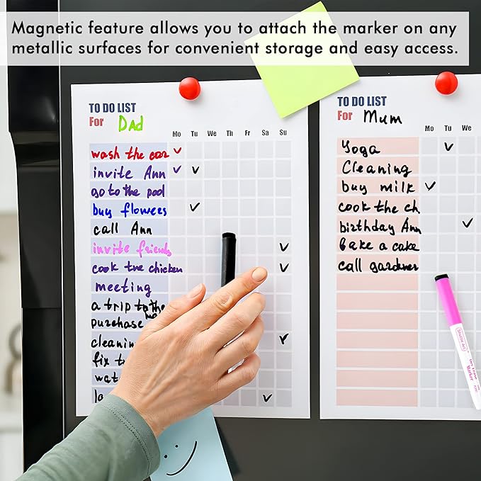 Shuttle Art Dry Erase Markers, 20 Pack 17 Colors Whiteboard Markers,Bundled with 3 Extra Black,Fine Tip Dry Erase Markers for Kids,Perfect for Writing on Dry-Erase Surfaces,School Office Supplies