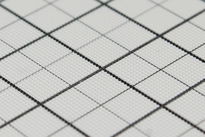 2 x Lettersize 'Freehand Designer' Sheets. Draw Perfect Straight Lines Templates. 1 x Grid Sheet for Scale Drawings, 1 x Protractor Sheet for Angles.