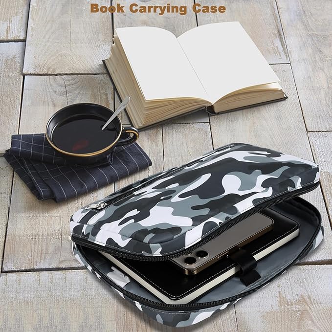 Octsky Bible Book Covers for Boys, Kids Bible Case Bible Protective with Pocket, Camo-3