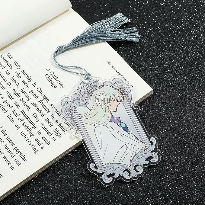 Anime Magic Cards Captor Sakura Bookmarks Set - Sweet Cartoon Cute Book Marks for Reading Women Men Anime Fans, Book Accessories Collection Decor Hangings Gifts (Acrylic Style 4)