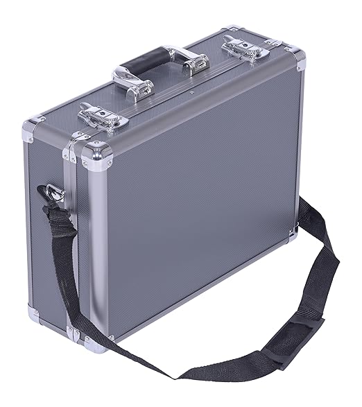 Vestil CASE-1813 Aluminum Carrying Case 18 In. x 14-1/2 In. Silver