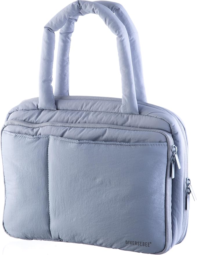 DiverseBee Large Bible Cover with Handles, Carrying Case for Women, Tote Bag, Book Cover, Bible Accessories, Christian Gift (Dusk)