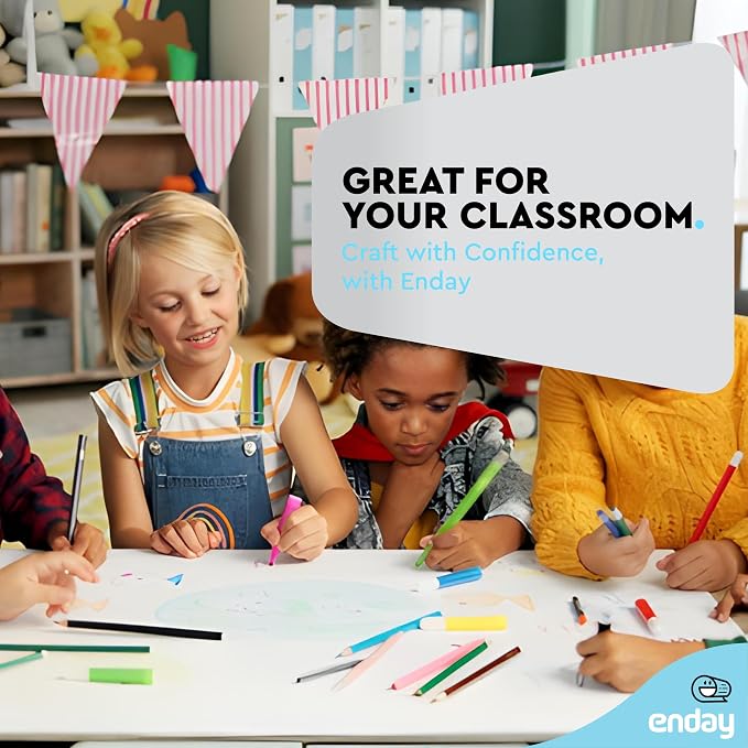 White Poster Board 22x28 Poster Paper, Value Poster Boards Pack of 100 Sheets Posterboard, Large Poster Board Bulk for School Supplies Art Craft Project Presentation - Enday