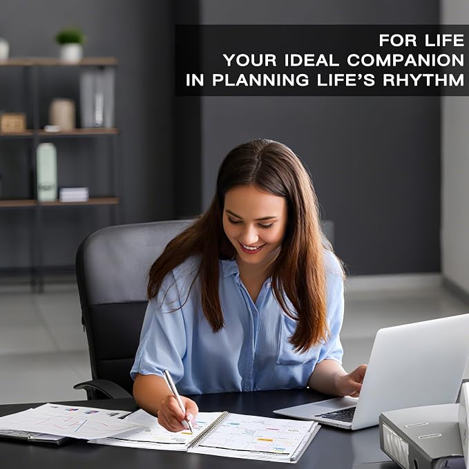 2027-2031 Monthly Planner - 5 Year Planner/Calendar, 5 Year Calendar 2027-2031 Monthly Planners with Tabs, JAN. 2027 - DEC. 2031, 9" x 11", Twin-Wire Binding, Double-Side Pocket - Pinecone