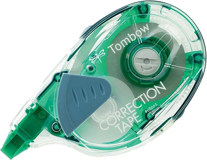 Tombow 68666 Mono Refillable Correction Tape Refill, 1-Pack , White