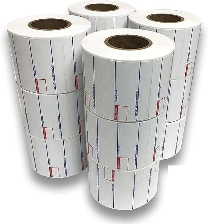 CĀS LST-8010 Printing Scale Label, 58 x 40 mm, UPC, 12 Rolls Per Case, CĀS Scale Labels 8010, Guaranteed Quality, Try It!.