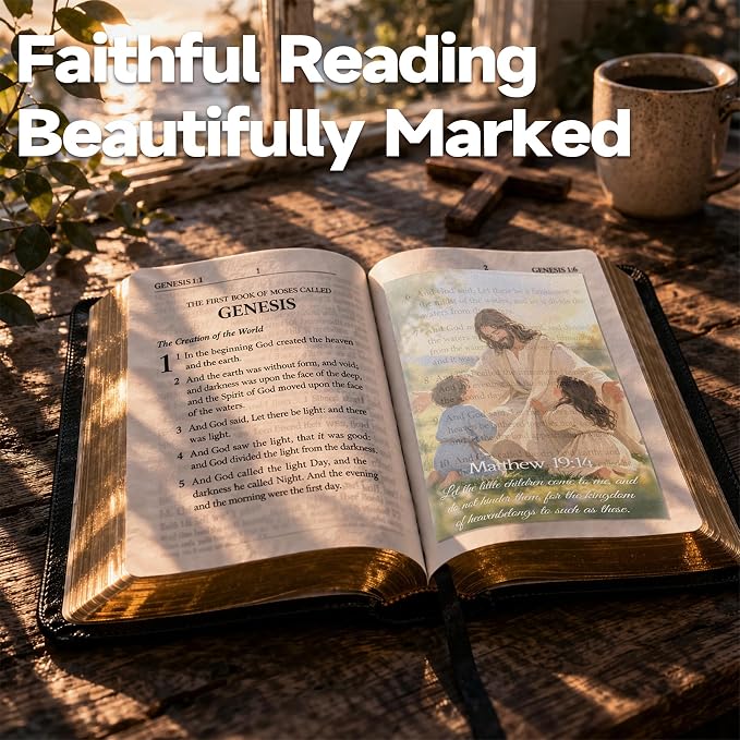 16 Pcs Bible Page Overlays for Women, Inspirational Scripture Book Marks, Fantasy Christian Bookmark Gift Book Accessories, Christian Book Lovers Reading Accessory for Book Lovers