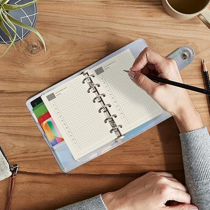 A7 Planner Refill, A7 Agenda Refill Daily Plan for Compatible with Filofax,6 Hole/100gsm, Time Table Notebook Insert Paper for 6 Rings Binder, 4.84 x 3.23'', Harphia